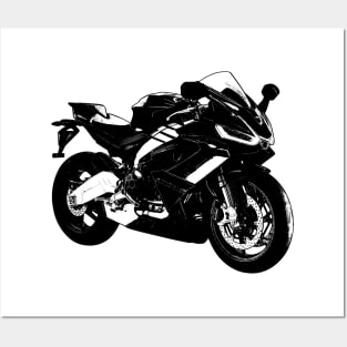 2021 RS 660 Bike Sketch Art Posters and Art